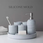 "B33" Bathroom set silicone mold