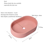 Oval sink silicone mold