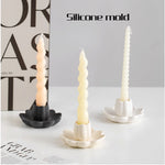 "CH0043" Candle holder silicone mold