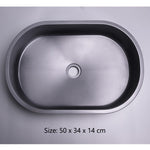 Oval sink silicone mold
