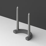 "Aklo" Candlestick silicone mold - madmolds -