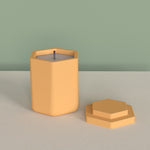 "C96" Concrete candle jar silicone mold