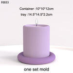"CJ19" Candle jar silicone mold