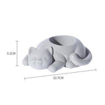 Chessur cat candle stick silicone mold - madmolds -