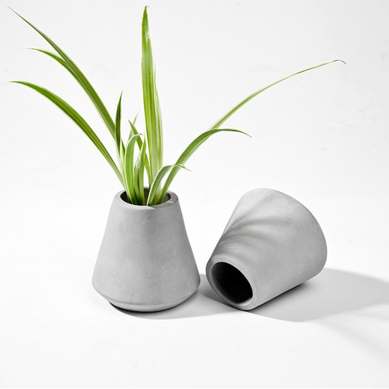 Concrete Vase Pot Silicone Mold - madmolds - Concrete Vase Pot