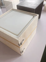 Concrete square bookshelf silicone mold - madmolds -