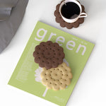 "Cookie" cup coaster silicone mold