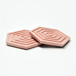 Core design coaster silicone mold - madmolds -