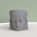 "FP67" Concrete candle jar silicone mold