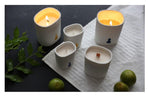 Flamed candle pot silicone mold - madmolds -