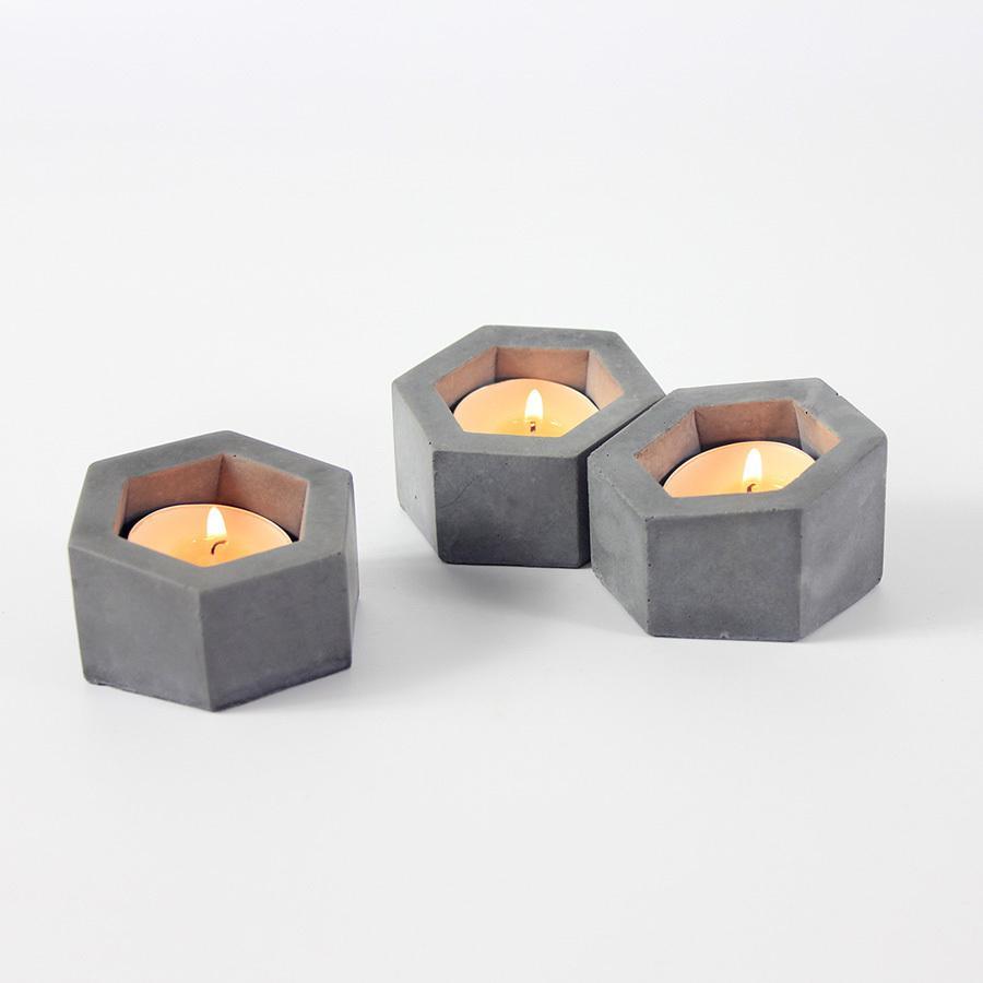 hexagon pillar candle molds silicone casting