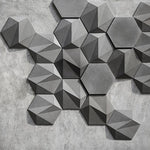 Hexagon Large Wall Brick Molds - madmolds - Hexagon Wall