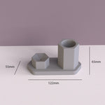 "I21" Concrete incense, candle holder silicone mold