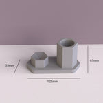 "I21" Concrete incense, candle holder silicone mold