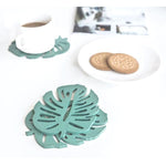 Monstera leaf concrete tray mold - madmolds -