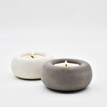 Oval concrete candle holder molds - madmolds - silicone mold