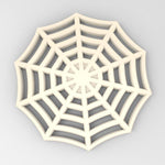 Spider web coaster silicone mold - madmolds -