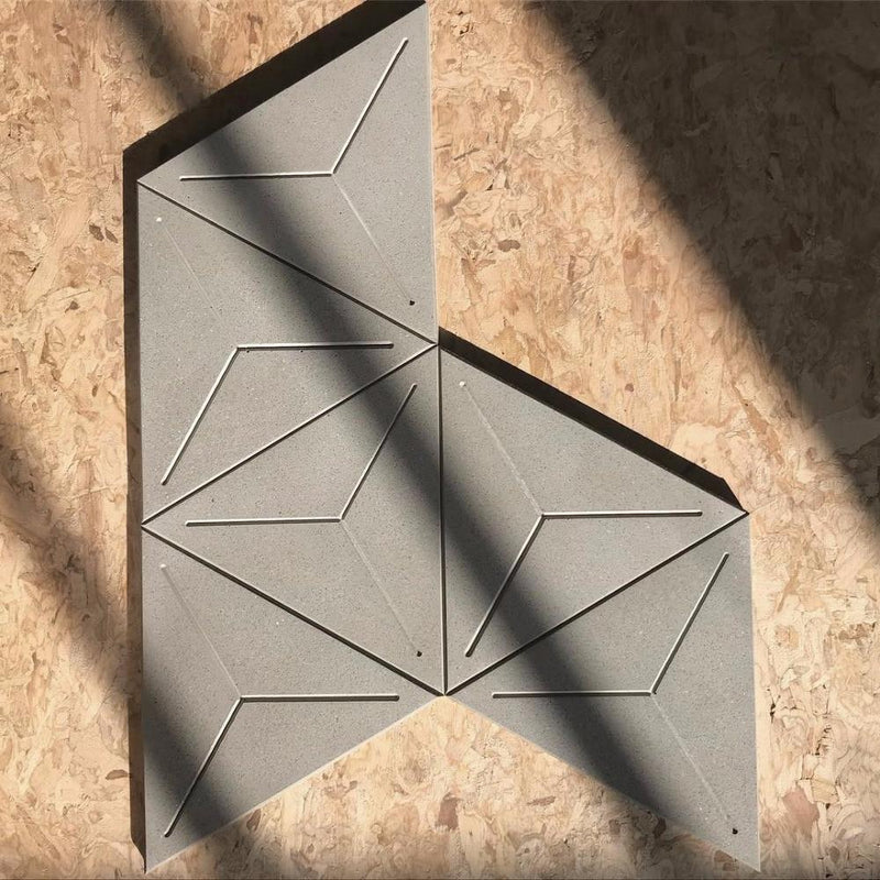 Trio concrete tile mold - madmolds -